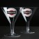 A set of plastic glasses for Martini "Antigostini", 100 ml, 6 pcs