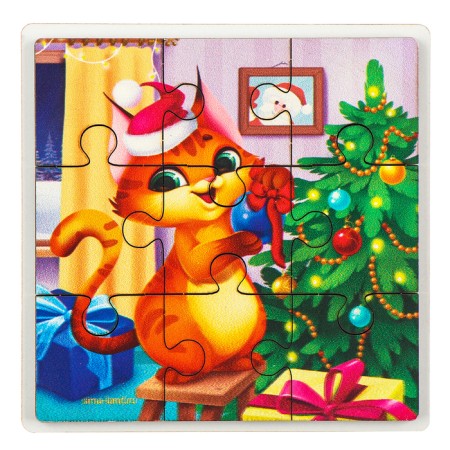 New Year's derving puzzles "New Year! Preparation for the holiday"-3