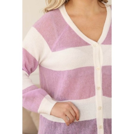 Cardigan female, size 50, white color-2