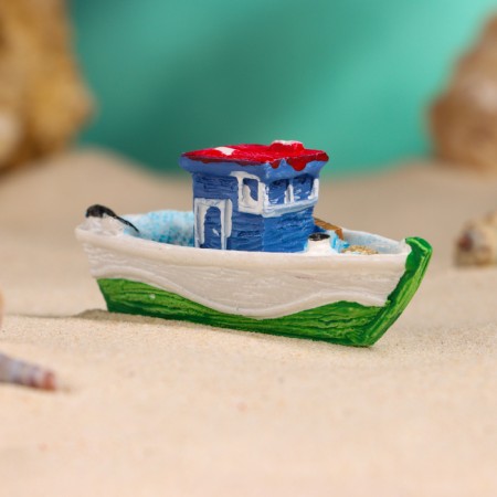 Souvenir ship "Fisherman" 7cm, mix-6
