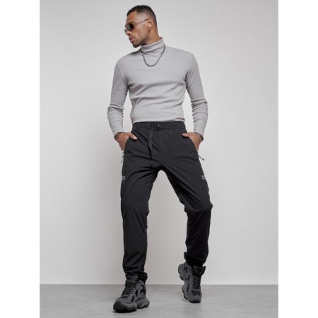 Warm pants, size 50, black color-14