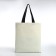 Bag Schoper without fastening, from textiles, beige color