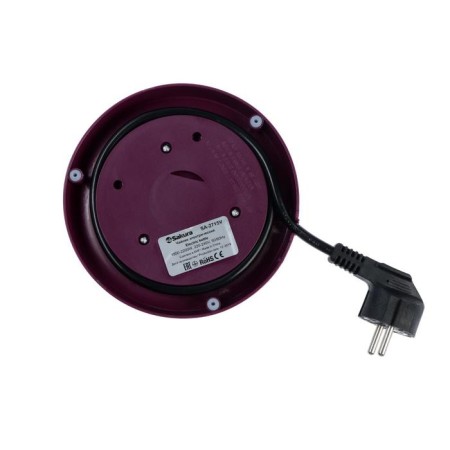 Electric kettle Sakura SA-2715V, glass, 1.7 l, 2200 watts, purple-6