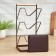 Loft lofte lines stand, 16 × 13 × 33.5 cm, brown color