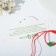 Bracelet-reinforcing "red thread" cat eyes, green color, d = 8