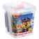 Set of colored crayons puppy patrol, 7 flowers mix