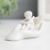 Polystone souvenir "Snowthrough angel in the palm" 3.5x7.5x3 cm