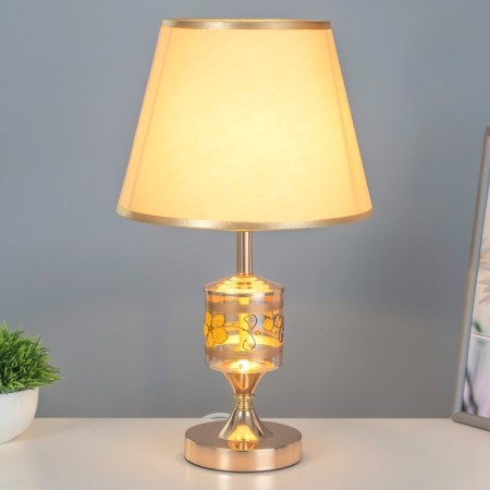 Seville table lamp E27 40W gold 25x25x42 cm Risalux-1