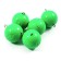 Cargo Cheburashka painted collapsible Yaman 5 pcs., 60 g, green