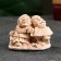 Figure "On the Flood" ivory, 7x6x8cm