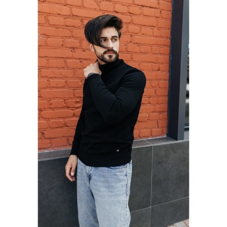 Jumper male ise, size 56, black color-1