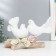 Souvenir Ceramics "Two pigeons on a branch with flowers" 28 cm