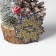 LED figure "Christmas tree with a bump", 8.2 × 29 × 8.2 cm, plastic, batteries CR2032x2, glow warm white