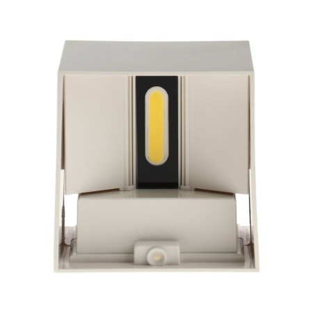 Facade lamp "Cube", FSD-062, 6 W, 4000K, Regulation. Ray, IP65, 220 V, plastic, white 1008423-7