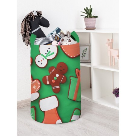 Toy basket "Ginger gingerbread, size 40x60 cm
