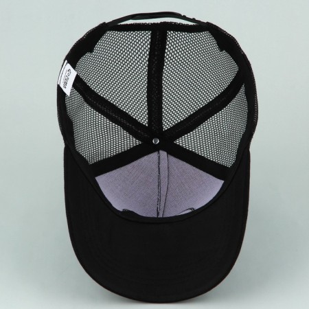 Men's cap with a grid "Eagle", Black Color, Rr. 56-6