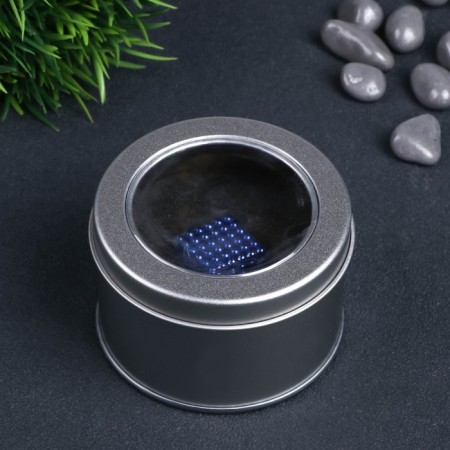 Antistress Magnet "Neokub" 216 balls d = 0.3 cm (blue)