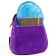 Blue backpack on a zipper, with a pocket, 19 x 22 cm "Hulk", Avengers