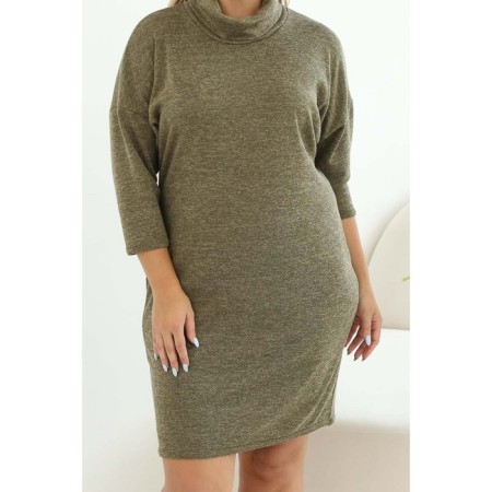 Women's dress, size 60, green color-10