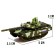 Metal truck "Ural" Army with a trailer ", inertia, scale 1:43, green color