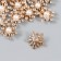 Decor for creativity plastic "Pearls with tubes" set of 20 pcs 2.3x2.3 cm