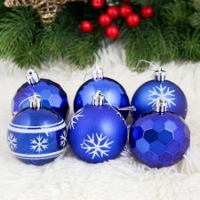 Set of balls plastic D-6 cm, 25 pcs 