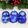 Set of balls plastic D-6 cm, 25 pcs "Libretto" blue