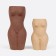 DOIY BODY flowers vase, 23 cm, black color