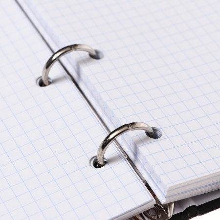 Notebook A5 120 sheets in the cage on the rings "Steampank", cover cardboard, glossy lamination, block 65g/m2-4