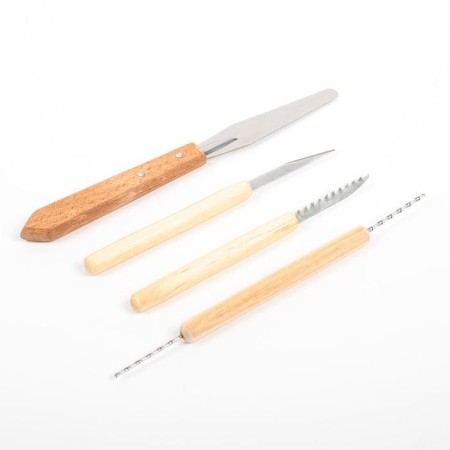 Set of sculpting tools, 4 pieces