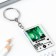 Key keychain Acrylic player "This is my party", 3.5 x 10 cm