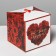 Gift folding box, packaging, “with all my heart”, 18 x 18 x 18 cm