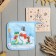 Kit kitchen Christmas tree: stand 15*15 cm, take 17*17cm