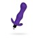Anal plug Toyfa A-Toys with vibration, moisture resistant, silicone, purple color, 12.9 cm, d = 3