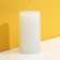 Candle-Stolbik "Krasnodar", white, 4.5 x 9 cm