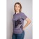 Women's T -shirt Let’s go "Star", size 46, color graphite