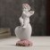 Polystone souvenir "Snowty Angel in a pink veneer on the heart" 8.5x4.3x2.2 cm