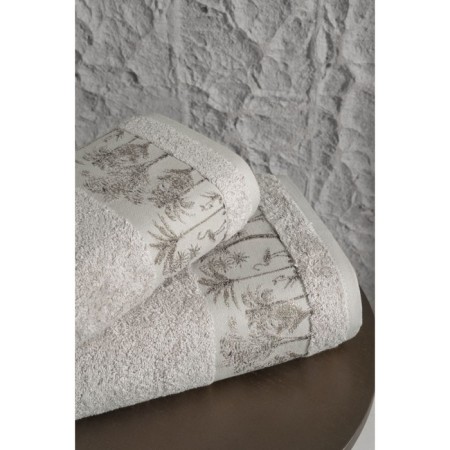 Arya Home Palm towel, 550 gr, size 70x140 cm, beige color-2