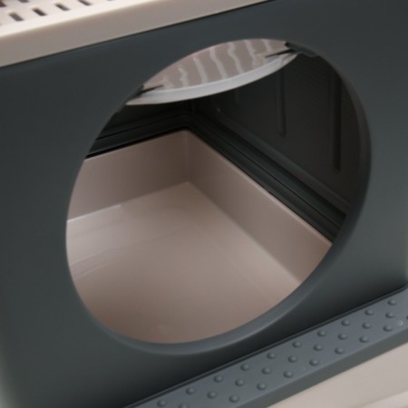 Closed toilet 45 x 34 x 39 cm, gray-5
