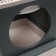 Closed toilet 45 x 34 x 39 cm, gray