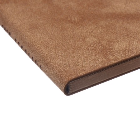 The weekly dated 2025, 80x165 mm, 64 sheets of Escalada, soft leather cover, pancake embossing, block 70 g/m², beige-2