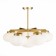 Suspended chandelier ST LUCE. SL1503.203.07. Modica. 7x40 watts, E27, 77x77x61.4 cm, golden color