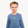 Kidsa (sweatshirt, shorts) minku, blue color, height 116 cm