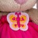 Soft toy "Bunny mi in a skirt with a butterfly", 15 cm