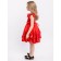 Sofia dress, height 128 cm, red color