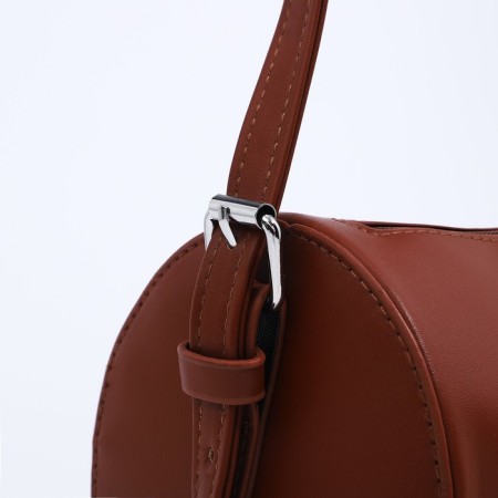 Cross-Bodi Bag on a zipper, brown color-3