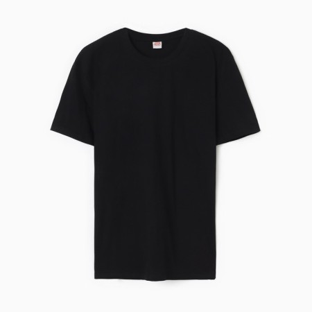 T-shirt male, black color, rr 48