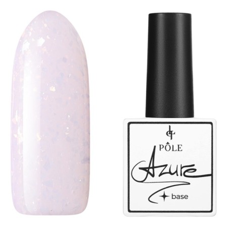 Camouflage base Pole Azure Potal, with mother -of -pearl mica, No. 4, 8 ml