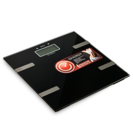 Floor Libra Energy EN-407, diagnostic, up to 180 kg, 2HAAA, glass, black