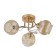 Lamp Ceiling Economy Highlight 12170/3FGD AMB, 3x40W, E27, 22x45x45 cm, gold color